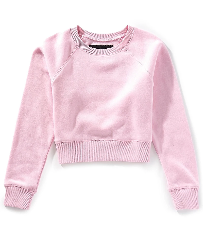 KatieJNYC Big Girls Dylan Crop Crewneck Sweatshirt