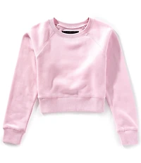 KatieJNYC Big Girls Dylan Crop Crewneck Sweatshirt