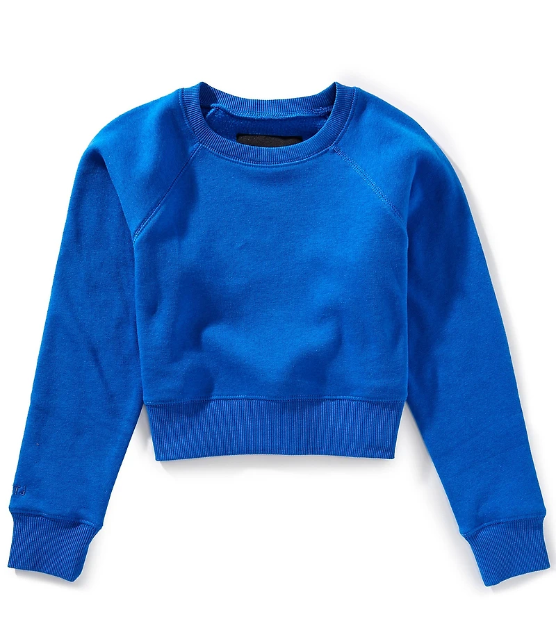 KatieJNYC Big Girls Dylan Crop Crewneck Sweatshirt