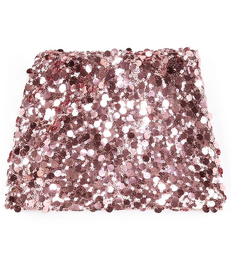 KatieJNYC Big Girls Tia Sequin Mini Skirt