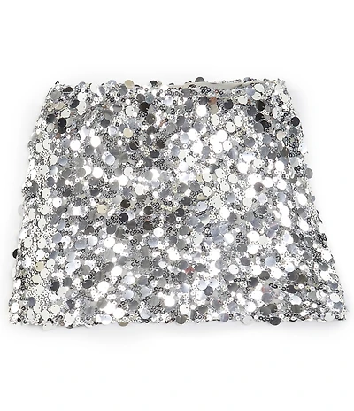 KatieJNYC Big Girls Tia Sequin Mini Skirt
