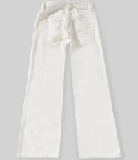 KatieJNYC Big Girls Chicago Solid Low-Rise Wide-Leg Jeans