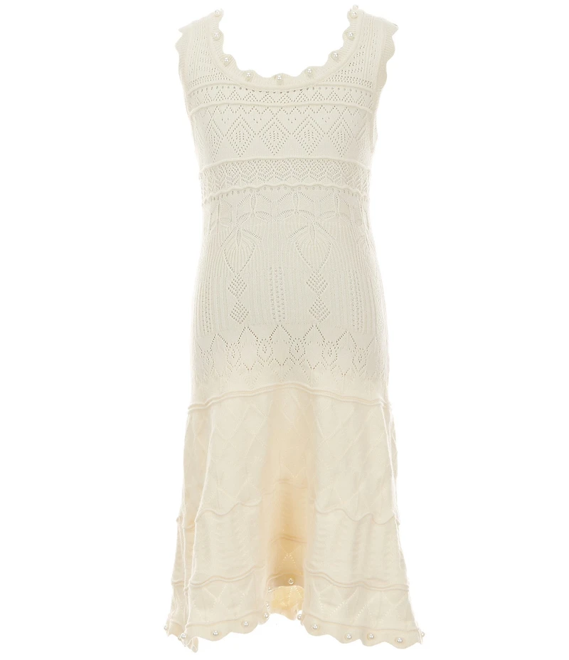 KatieJNYC Big Girls Sleeveless Lace Dress