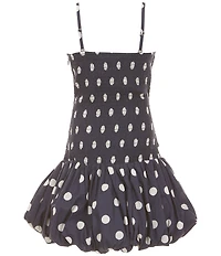 KatieJNYC Big Girls Tippy Sleeveless Polka Dot Drop Waist Bubble Dress