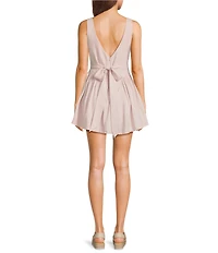 KatieJNYC Brenna Bow Dress Mini Dress