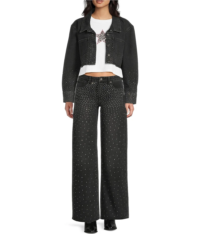 KatieJNYC Copenhagen Rhinestone Coordinating Jeans