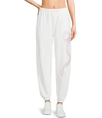 KatieJNYC Dylan Bow Coordinating Jogger Pants