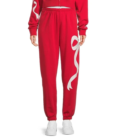 KatieJNYC Dylan Bow Coordinating Jogger Pants