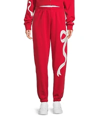 KatieJNYC Dylan Bow Coordinating Jogger Pants