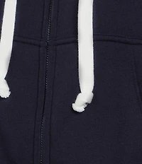 KatieJNYC Dylan Coordinating Crop Zip Up Drawstring Hoodie
