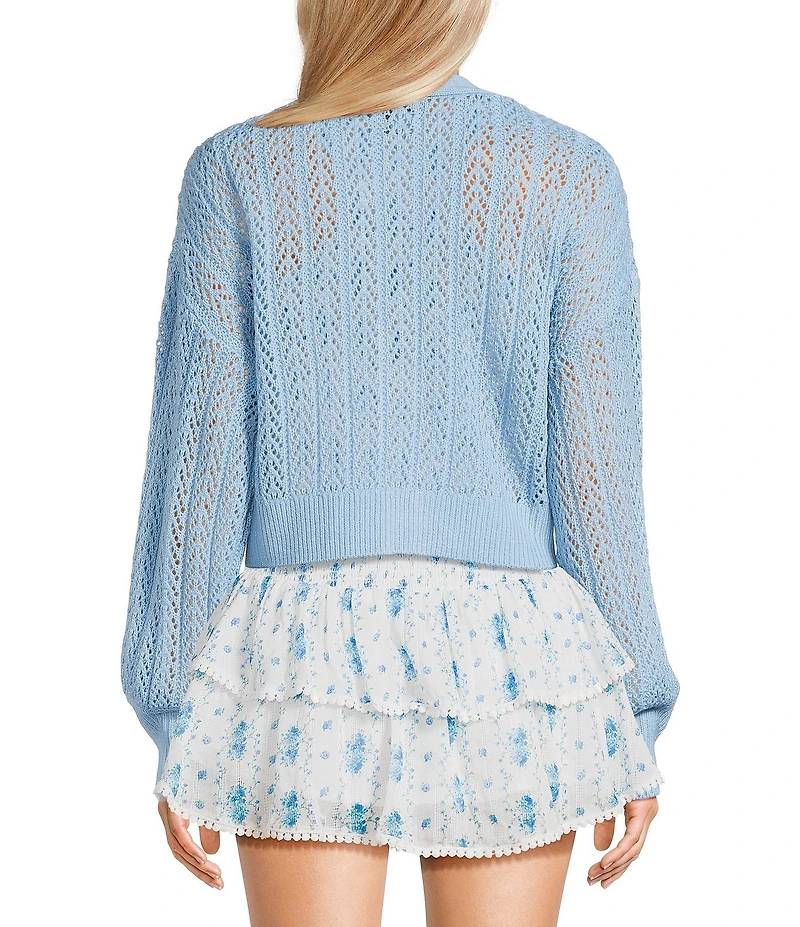 KatieJNYC Erica Pointelle Cardigan