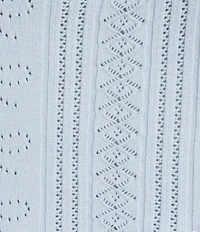 KatieJNYC Gracyn Coordinating Knit Lace Bow Fit & Flare Mini Skirt