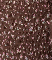 KatieJNYC Mikaela Long Sleeve Square Neck Smocked Coordinating Top