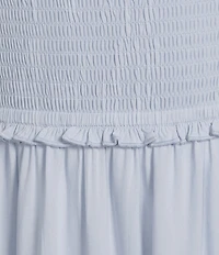 KatieJNYC Molly Smocked Mini Dress