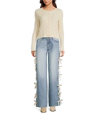 KatieJNYC Rory Crew Long Sleeve Cardigan