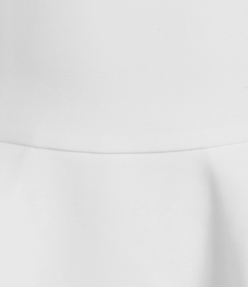 Katiejnyc Rosie Square Neck Strapless Rosette Hem Mini Dress