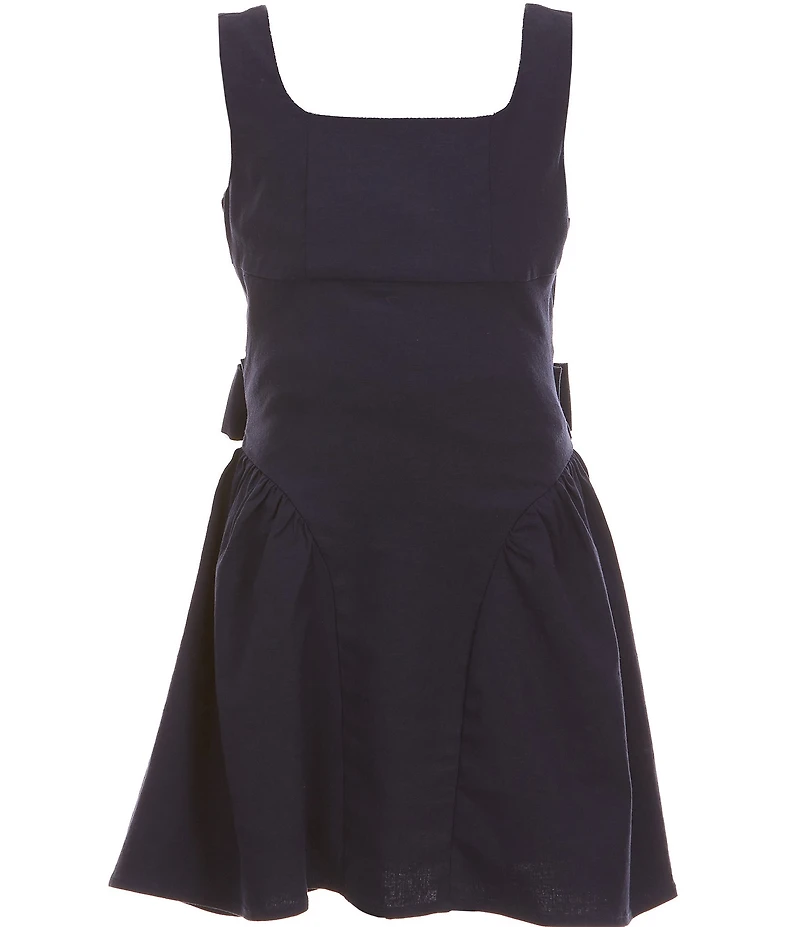 KatieJNYC Sleeveless Brenna Solid Fit-And-Flare Dress