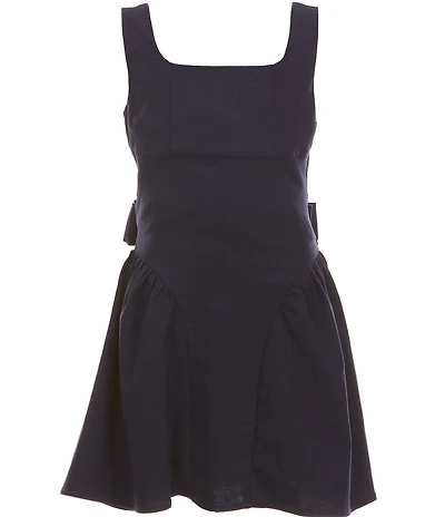 KatieJNYC Sleeveless Brenna Solid Fit-And-Flare Dress
