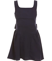 KatieJNYC Sleeveless Brenna Solid Fit-And-Flare Dress