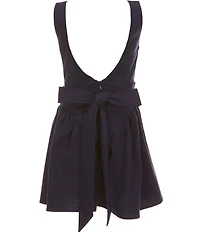 KatieJNYC Sleeveless Brenna Solid Fit-And-Flare Dress