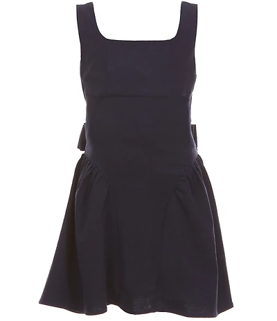 KatieJNYC Sleeveless Brenna Solid Fit-And-Flare Dress