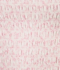 KatieJNYC Sunnie Smocked Tie Shoulder Coordinating Top