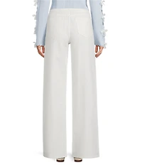 KatieJNYC Tribeca Drawstring Straight Leg Jeans