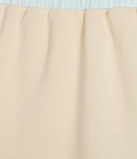 KATYDID Contrast Two-Tone Scuba Drawstring Skort