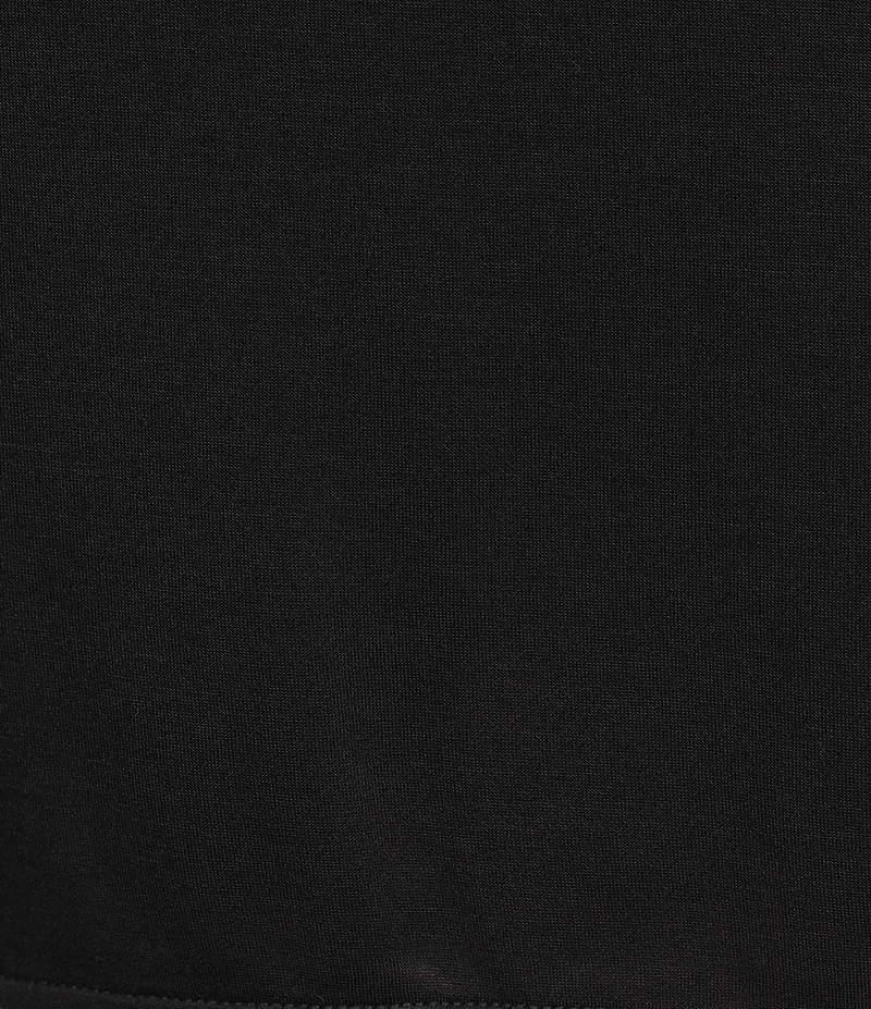 Katydid Contrast Two-Tone Scuba Short Sleeve Crop Top