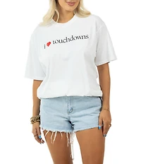 KATYDID I Love Touchdowns Short Sleeve Tee