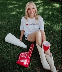 KATYDID I Love Touchdowns Short Sleeve Tee