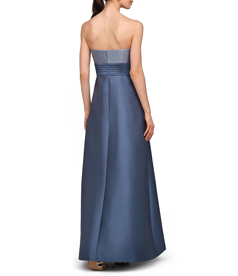 Kay Unger Trina Strapless Walk Thru Gown