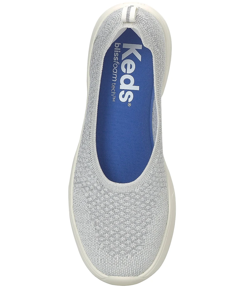 Keds BlissWalk Metallic Knit Skimmer Sneakers