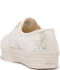 Keds Celebrations Collections Point Toe Glitter Platform Sneakers