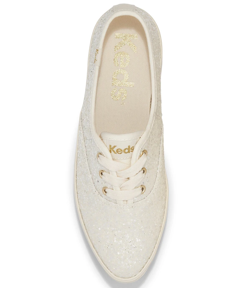 Keds Celebrations Collections Point Toe Glitter Platform Sneakers