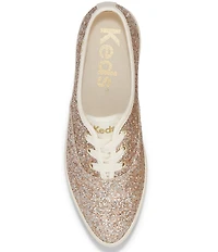 Keds Celebrations Collections Point Toe Glitter Platform Sneakers