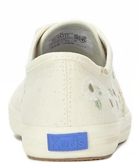 Keds Champion Canvas Floral Lace Up Sneakers