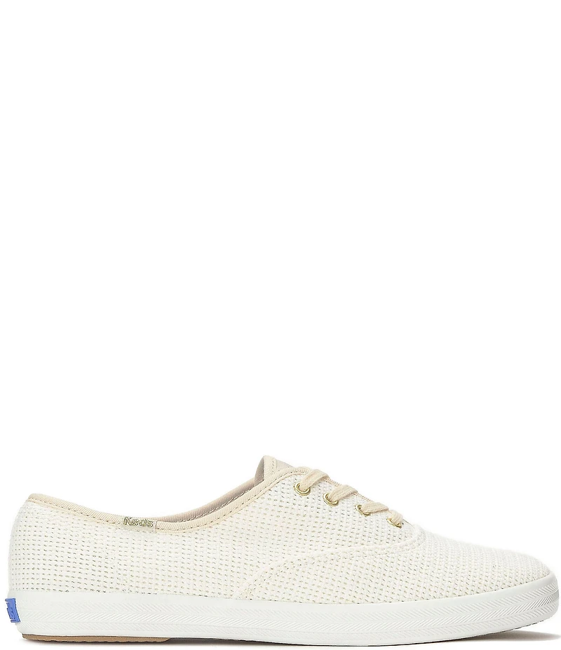 Keds Champion Canvas Mesh Lace Up Sneakers