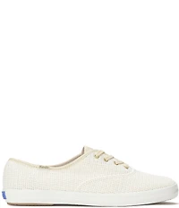 Keds Champion Canvas Mesh Lace Up Sneakers
