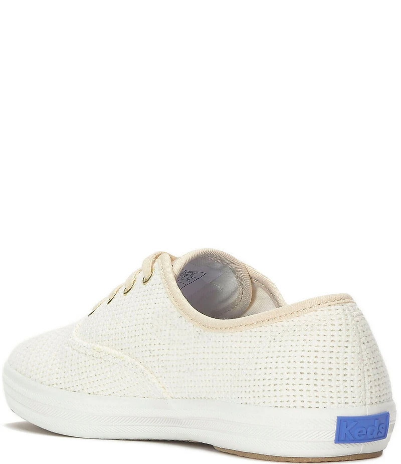 Keds Champion Canvas Mesh Lace Up Sneakers