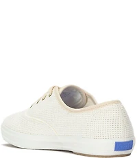 Keds Champion Canvas Mesh Lace Up Sneakers