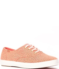 Keds Champion Canvas Mesh Lace Up Sneakers