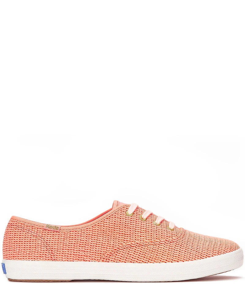 Keds Champion Canvas Mesh Lace Up Sneakers
