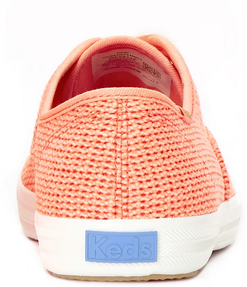 Keds Champion Canvas Mesh Lace Up Sneakers