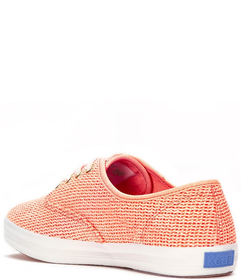 Keds Champion Canvas Mesh Lace Up Sneakers