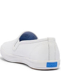 Keds Champion Leather Slip On Sneakers