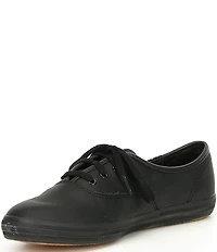 Keds Champion Leather Lace Up Retro Sneakers