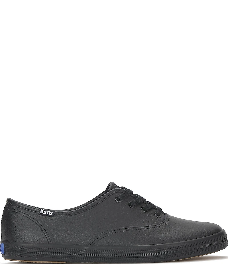 Keds Champion Leather Lace Up Retro Sneakers