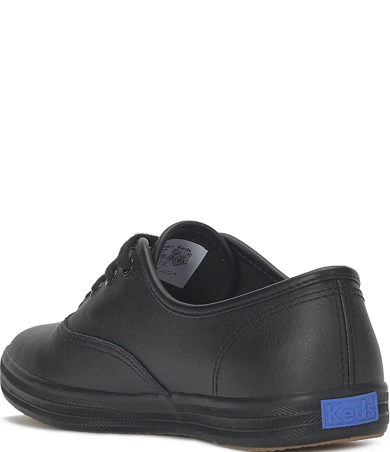 Keds Champion Leather Lace Up Retro Sneakers