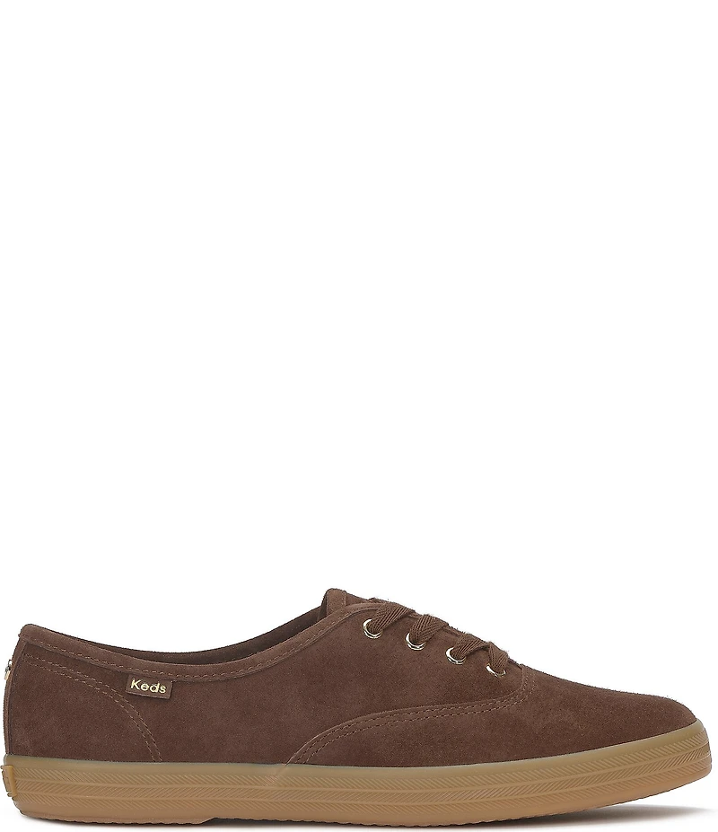 Keds Champion Luxe Suede Lace Up Sneakers